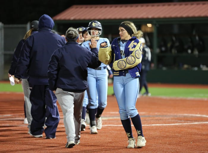 Montgomery Lake Creek Allen Texas softball Allen Tournament 022323 Brian McLean 29